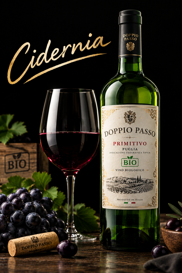 Rotwein Doppio Passo Primitivo Bio 0,1 l (halbtrocken)